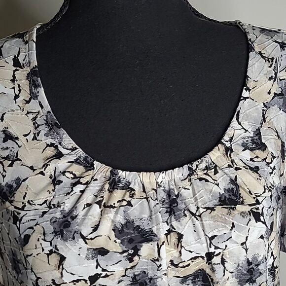 Croft & Barrow sz P M pullover blouse - Picture 2 of 10